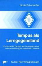 Tempus als Lerngegenstand