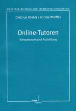 Ausbildung von Online-Tutoren für den Fremdsprachenbereich