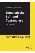 Linguistische Stil- und Textanalyse