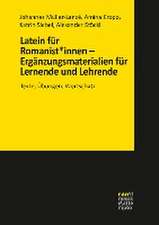 Latein für Romanist*innen - Ergänzungsmaterialien für Lernende und Lehrende