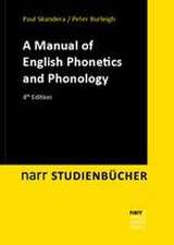 A Manual of English Phonetics and Phonology