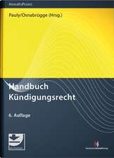 Handbuch Kündigungsrecht