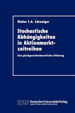 Stochastische Abhängigkeiten in Aktienmarktzeitreihen: Eine gleichgewichtstheoretische Erklärung