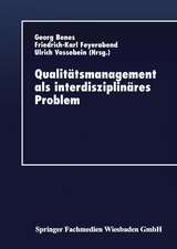 Qualitätsmanagement als interdisziplinäres Problem