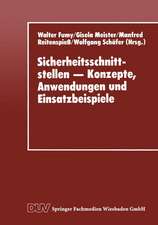 Sicherheitsschnittstellen - Konzepte, Anwendungen und Einsatzbeispiele: Proceedings des Workshops Security Application Programming Interfaces ’94 am 17.–18. November 1994 in München