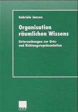 Organisation räumlichen Wissens: Untersuchungen zur Orts- und Richtungsrepräsentation