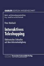 Interaktives Teleshopping: Elektronisches Einkaufen auf dem Informationhighway