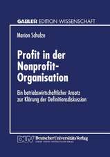 Profit in der Nonprofit-Organisation