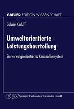 Umweltorientierte Leistungsbeurteilung: Ein wirkungsorientiertes Kennzahlensystem