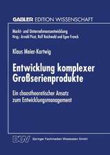 Entwicklung komplexer Großserienprodukte: Ein chaostheoretischer Ansatz zum Entwicklungsmanagement