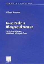 Going Public in Übergangsökonomien: Das Preisverhalten von Initial Public Offerings in Polen