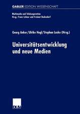 Universitäts-entwicklung und neue Medien