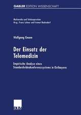 Der Einsatz der Telemedizin: Empirische Analyse eines Standardvideokonferenzsystems in Ostbayern