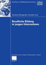 Berufliche Bildung in jungen Unternehmen