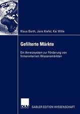 Gefilterte Märkte: Ein Anreizsystem zur Förderung von firmeninternen Wissensmärkten