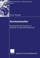 Gewinnschwellen: Bezugspunkte beim Ausweis von Gewinnen am deutschen Aktienmarkt