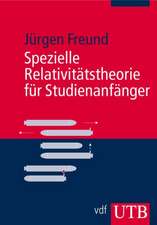 Spezielle Relativitätstheorie für Studienanfänger