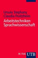 Arbeitstechniken Sprachwissenschaft