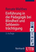 Einführung in die Pädagogik bei Blindheit und Sehbeeinträchtigung