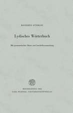 Lydisches Worterbuch