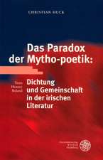 Das Paradox der Mytho-poetik: Dichtung und Gemeinschaft in der irischen Literatur