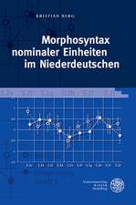 Morphosyntax Nominaler Einheiten Im Niederdeutschen: Transformationen Des Labyrinthmythos in Der Zeitgenossischen Amerikanischen Erzahlliteratur