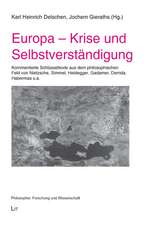 Europa - Krise und Selbstverständigung