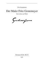 Der Maler Fritz Grotemeyer