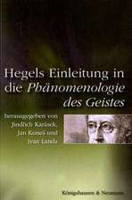 Hegels Einleitung in die Phänomenologie des Geistes