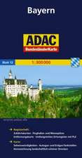 ADAC BundesländerKarte Deutschland 12. Bayern 1 : 300 000