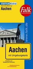 Falk Stadtplan Extra Standardfaltung Aachen 1:19 500