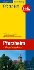 Falk Stadtplan Extra Standardfaltung Pforzheim 1 : 17 000