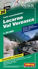 Wanderkarte Locarno-Val Verzasca 1 : 50 000