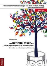 Der Nationalstaat als sozialwissenschaftliche Denkkategorie