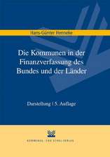 Die Kommunen in der Finanzverfassung des Bundes und der Länder