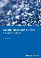 Musterklausuren für das Polizeistudium