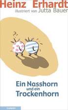 Ein Nasshorn und ein Trockenhorn