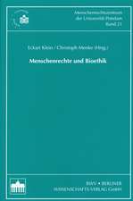 Menschenrechte und Bioethik