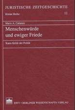 Menschenwürde und ewiger Friede