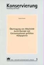 Übertragung von Alkalinität durch Kontakt mit Calciumcarbonat gefüllten Hüllpapieren