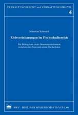 Zielvereinbarungen im Hochschulbereich