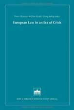 European Law in an Era of Crisis