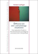 Differenz von Lern- und Leistungssituationen