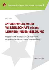 Anforderungen an eine Wissenschaft für die Lehrer(innen)bildung