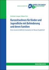 Kurzzeitwohnen für Kinder und Jugendliche mit Behinderung und deren Familien