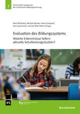 Evaluation des Bildungssystems