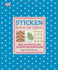 Sticken Schritt für Schritt