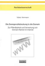 Die Zwangsvollstreckung in die Domain