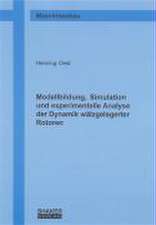 Modellbildung, Simulation und experimentelle Analyse der Dynamik wälzgelagerter Rotoren