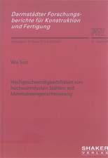 Hochgeschwindigkeitsfräsen von hochwarmfesten Stählen mit Minimalmengenschmierung